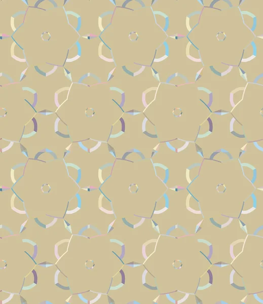 Patrón Ornamental Geométrico Sin Costuras Fondo Abstracto — Archivo Imágenes Vectoriales