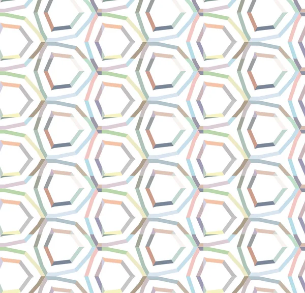 Patrón Ornamental Geométrico Sin Costuras Fondo Abstracto — Vector de stock