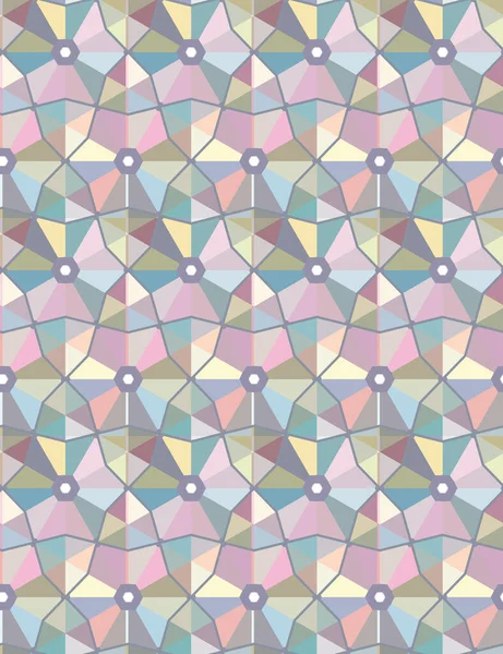 Patrón Ornamental Geométrico Sin Costuras Fondo Abstracto — Archivo Imágenes Vectoriales