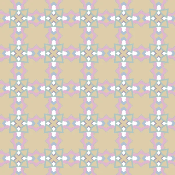 Patrón Ornamental Geométrico Sin Costuras Fondo Abstracto — Vector de stock