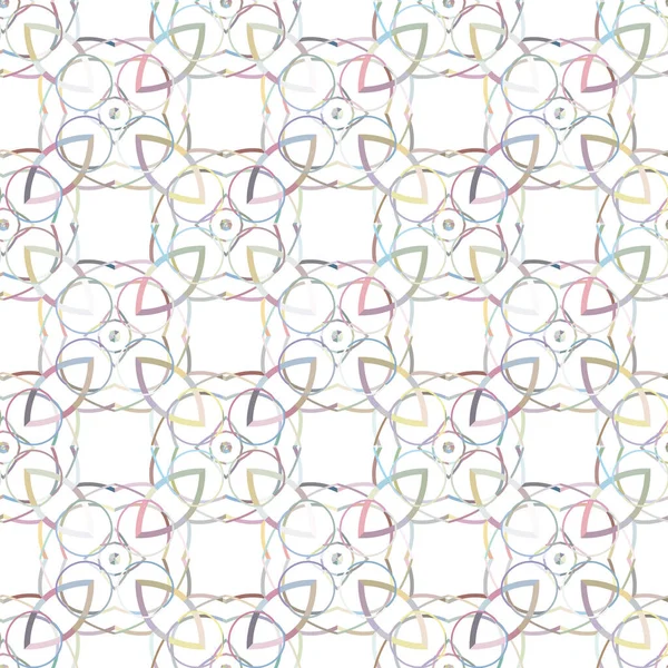 Naadloos Geometrisch Ornamentspatroon Abstracte Achtergrond — Stockvector