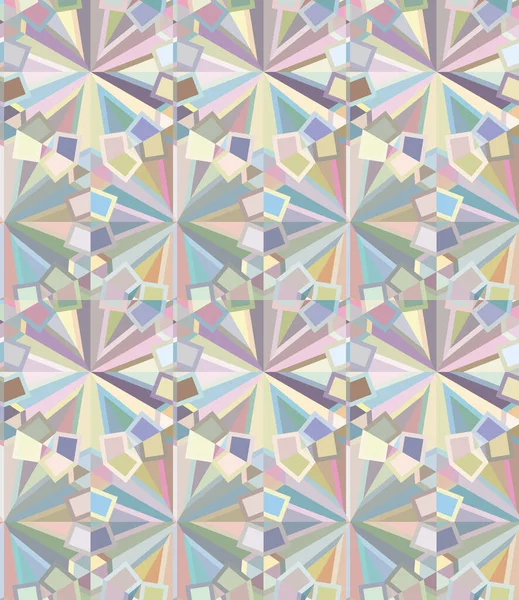 Naadloos Geometrisch Ornamentspatroon Abstracte Achtergrond — Stockvector