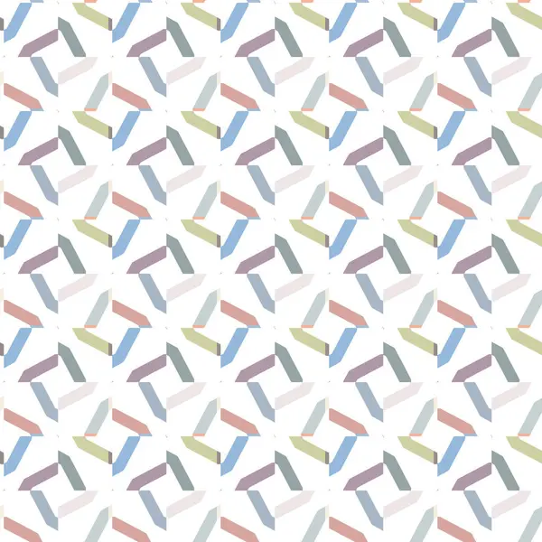 Naadloos Geometrisch Ornamentspatroon Abstracte Achtergrond — Stockvector