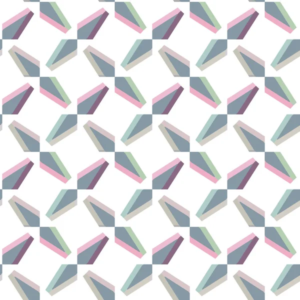 Nahtlose Geometrische Ornamentmuster Abstrakter Hintergrund — Stockvektor