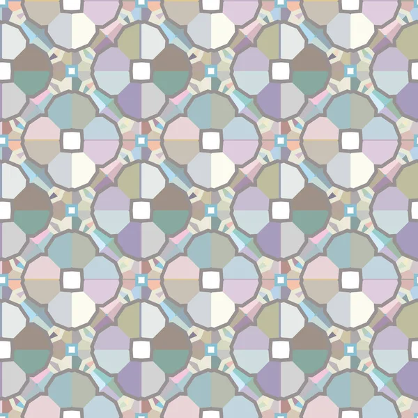 Patrón Ornamental Geométrico Sin Costuras Fondo Abstracto — Vector de stock