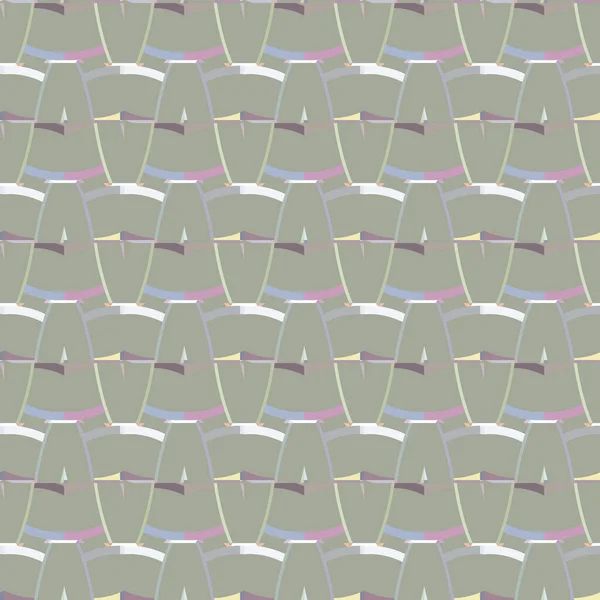 Patrón Ornamental Geométrico Sin Costuras Fondo Abstracto — Vector de stock