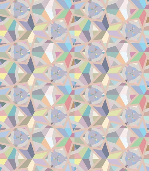 Patrón Ornamental Geométrico Sin Costuras Fondo Abstracto — Archivo Imágenes Vectoriales