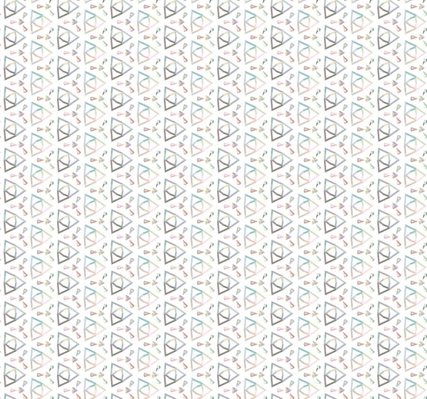 Patrón Ornamental Geométrico Sin Costuras Fondo Abstracto — Vector de stock