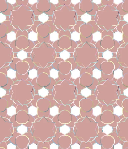 Nahtlose Geometrische Ornamentmuster Abstrakter Hintergrund — Stockvektor