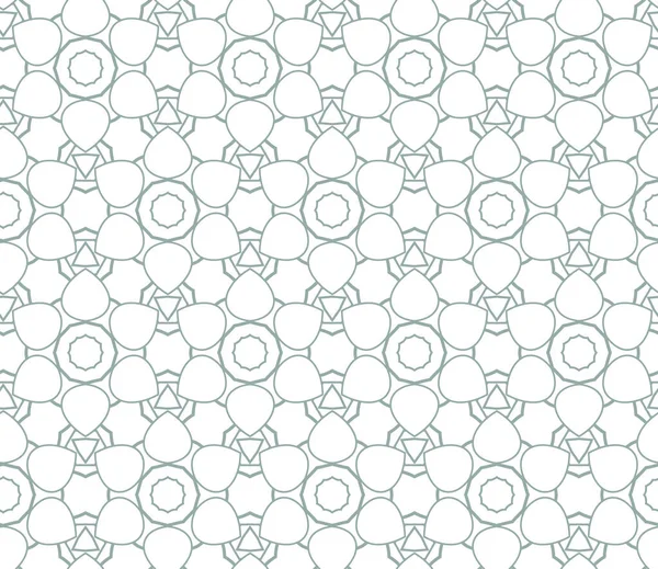 Patrón Ornamental Geométrico Sin Costuras Fondo Abstracto — Vector de stock