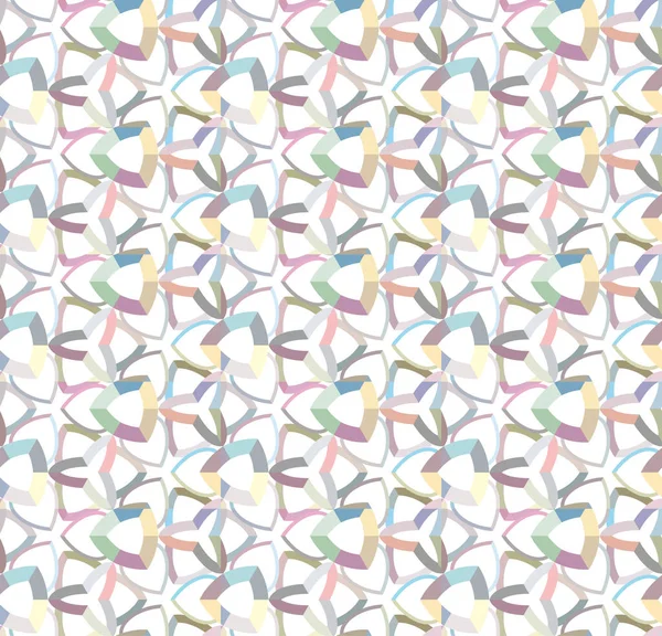 Patrón Ornamental Geométrico Sin Costuras Fondo Abstracto — Vector de stock