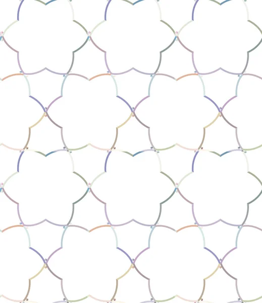 Nahtlose Geometrische Ornamentmuster Abstrakter Hintergrund — Stockvektor