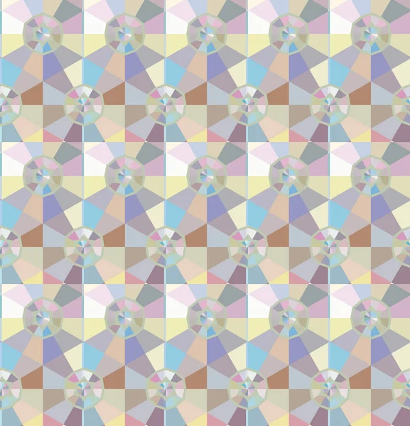 Patrón Ornamental Geométrico Sin Costuras Fondo Abstracto — Vector de stock