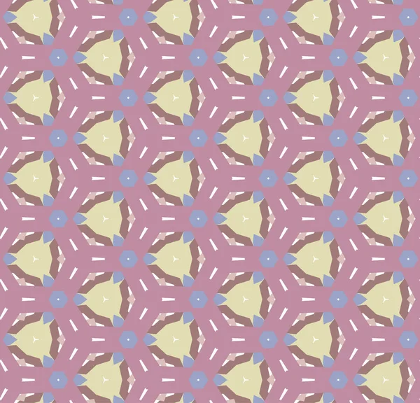 Patrón Ornamental Geométrico Sin Costuras Fondo Abstracto — Vector de stock