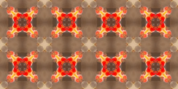 Naadloos Geometrisch Ornamentspatroon Abstracte Achtergrond — Stockfoto