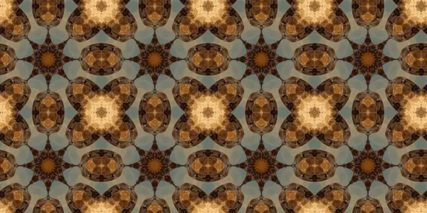 Seamless Geometric Ornamental Pattern Abstract Background — Stock Photo, Image