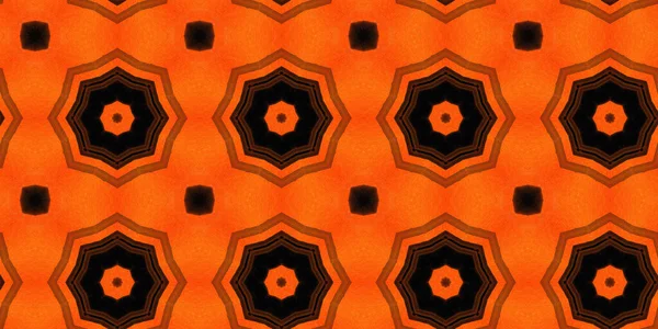 橙色周期形状墙纸 复制空间背景 — 图库照片
