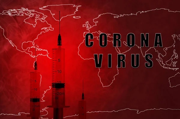 Novel coronavirus - 2019-nCoV, WUHAN virus koncept. Čínská epidemie koronaviru. Léčivý přípravek, vakcína proti viru. — Stock fotografie
