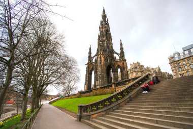 scott anıt, edinburgh, İskoçya