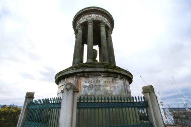 Calton Hill 'deki Dugald Stewart Anıtı.