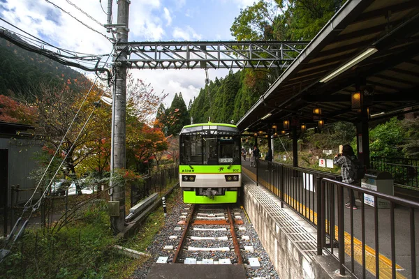 Linha Eizan Railway Kurama — Fotografia de Stock