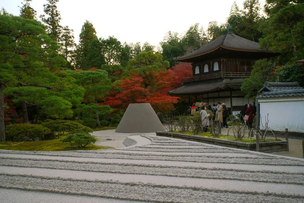 Prefektura Kioto Kansai Japonia Listopada 2019 Turyści Odwiedzają Widzą Piaskowy — Zdjęcie stockowe