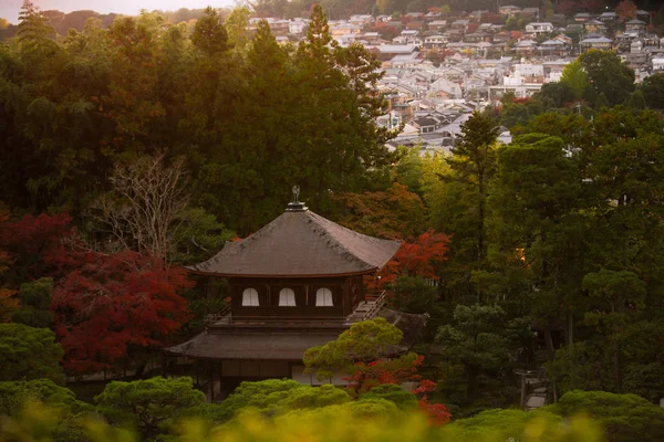 Ginkaku Templo Del Pabellón Plata Oficialmente Llamado Jisho Templo Misericordia — Foto de Stock