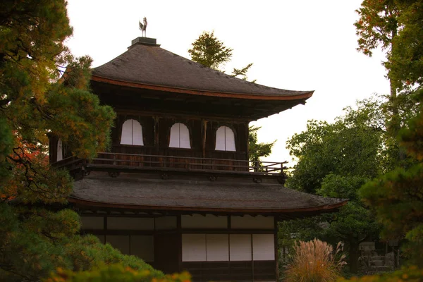Ginkaku Templo Pavilhão Prata Oficialmente Chamado Jisho Templo Misericórdia Brilhante — Fotografia de Stock