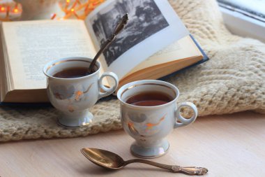 Kitap ve çayın durgun kışı