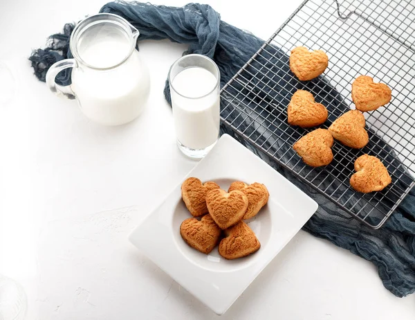 Dolci biscotti fatti in casa . — Foto Stock