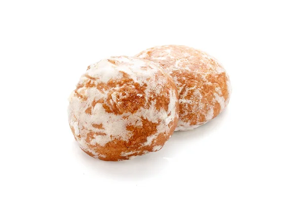 Gingerbread isolated on white background. — Stock Photo, Image