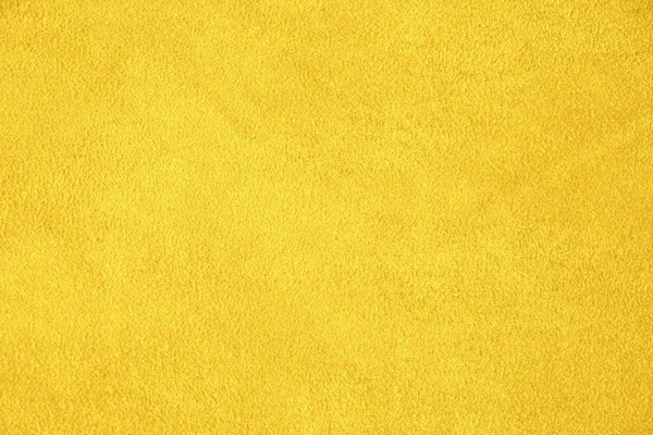 Süet Derinin Dokusu Doğaldır Sarı Arkaplan — Stok fotoğraf