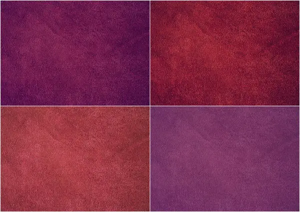 Фактура Натуральної Замші Фіолетовий Фон Шкіряного Матеріалу — стокове фото