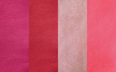 Hakiki deri dokusu. Pembe arkaplan.