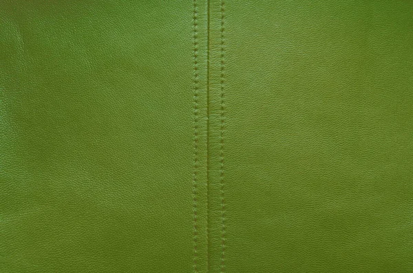 Textura Cuero Natural Piel Verde — Foto de Stock