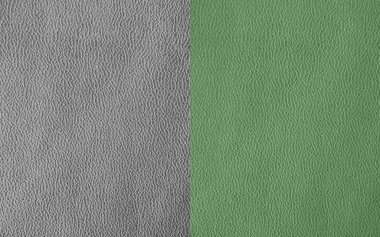 Gerçek derinin dokusu koyu gri ve yeşildir..