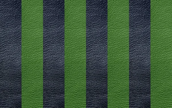 Textura Couro Genuíno Cinza Escuro Verde — Fotografia de Stock