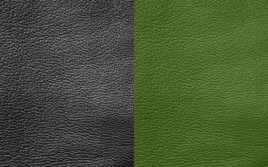 Gerçek derinin dokusu koyu gri ve yeşildir..