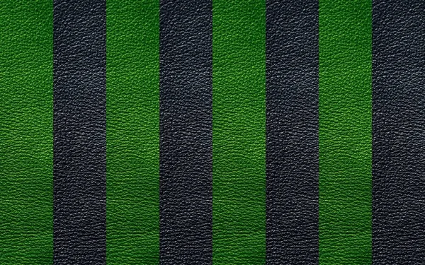 Textura Del Cuero Genuino Gris Oscuro Verde — Foto de Stock