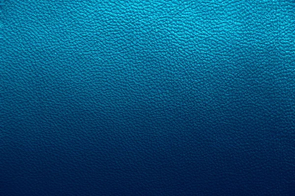 Texture Cuir Véritable Fond Bleu — Photo