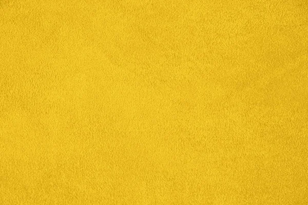 Gamuza Textura Piel Natural Fondo Amarillo — Foto de Stock