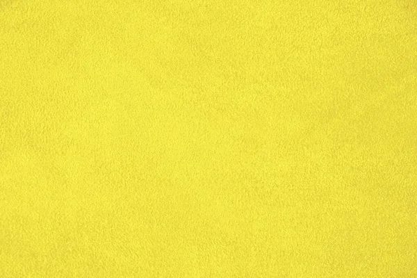 Camurça Textura Pele Natural Fundo Amarelo — Fotografia de Stock