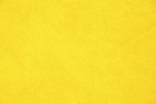 Camurça Textura Pele Natural Fundo Amarelo — Fotografia de Stock