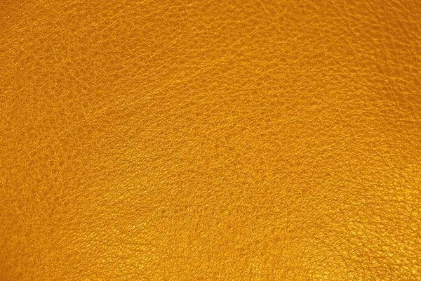 Textura Pravé Kůže Žlutá Barva Detailní — Stock fotografie