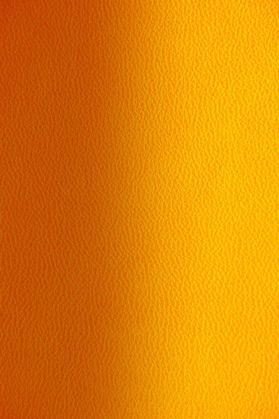 Textur Äkta Läder Gul Färg Närbild — Stockfoto