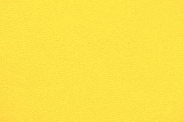 Textura Cuero Genuino Color Amarillo Primer Plano — Foto de Stock