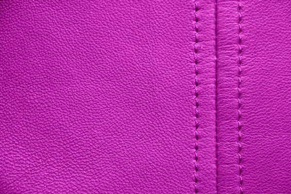 Natural Purple Leather Violet Leather Texture — Stock Photo, Image