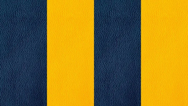 Textura Couro Natural Cores Azul Amarelo — Fotografia de Stock