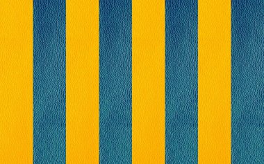 Doğal deri dokusu mavi ve sarı renklerde.