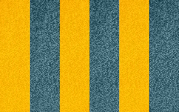 Υφή Από Φυσικό Δέρμα Μπλε Και Κίτρινο Χρώμα — Φωτογραφία Αρχείου